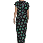 Paco Rabanne Damen Maxikleid mit Blumen-Print multicolor