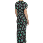 Paco Rabanne Damen Maxikleid mit Blumen-Print multicolor