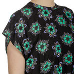 Paco Rabanne Damen Maxikleid mit Blumen-Print multicolor
