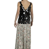 Paco Rabanne Damen Maxirock mit Blumenmuster multicolor