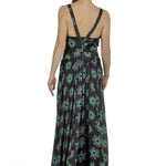 Paco Rabanne Damen Maxikleid mit Blumen-Print multicolor