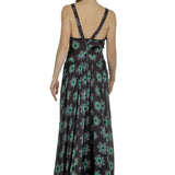 Paco Rabanne Damen Maxikleid mit Blumen-Print multicolor
