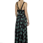 Paco Rabanne Damen Maxikleid mit Blumen-Print multicolor