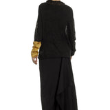Y's Yohji Yamamoto Damen Avantgarde Cardigan im Oversized-Look schwarz gold