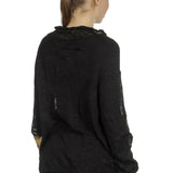 Y's Yohji Yamamoto Damen Avantgarde Cardigan im Oversized-Look schwarz gold
