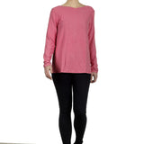The Swiss Label Damen Langarm Shirt fuchsia