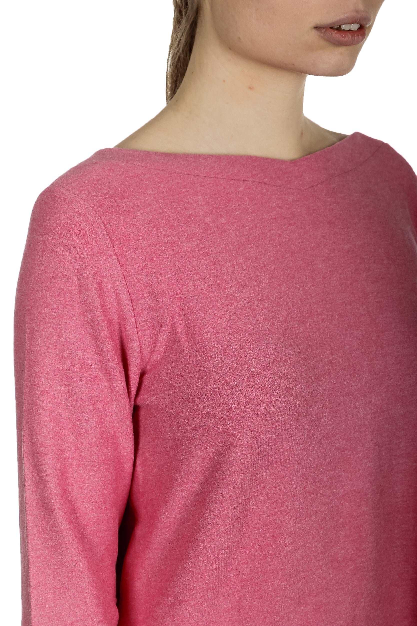 The Swiss Label Damen Langarm Shirt fuchsia
