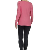 The Swiss Label Damen Langarm Shirt fuchsia