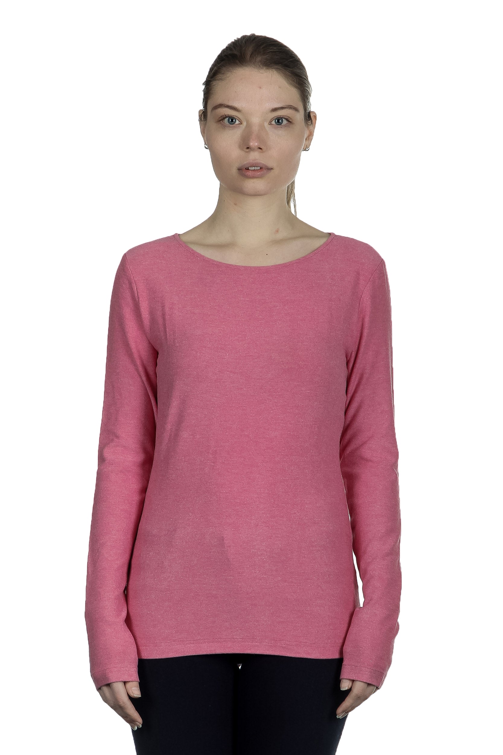 The Swiss Label Damen Langarm Shirt fuchsia