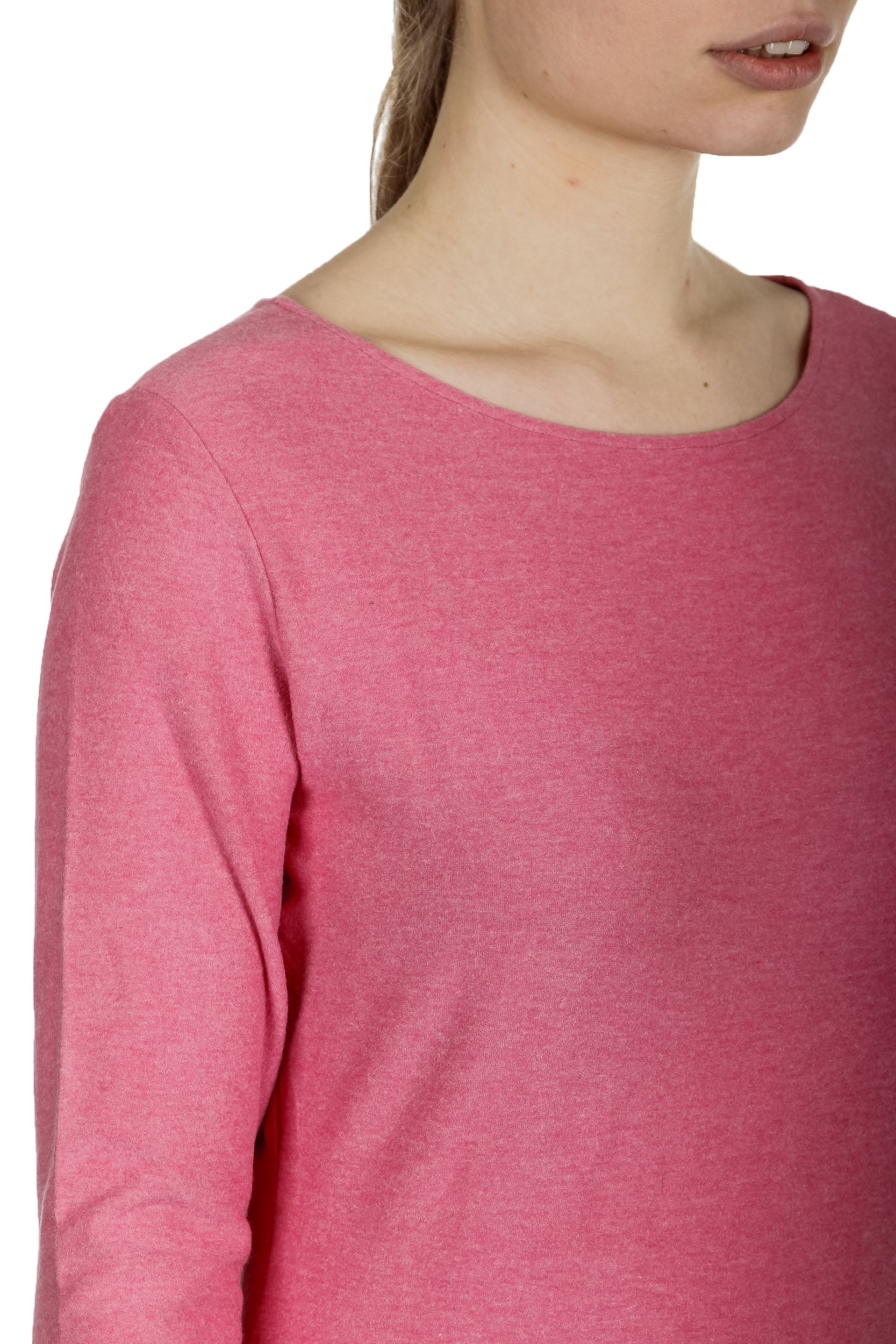The Swiss Label Damen Langarm Shirt fuchsia