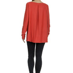 The Swiss Label Damen Langarm Shirt orange