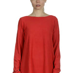 The Swiss Label Damen Langarm Shirt orange