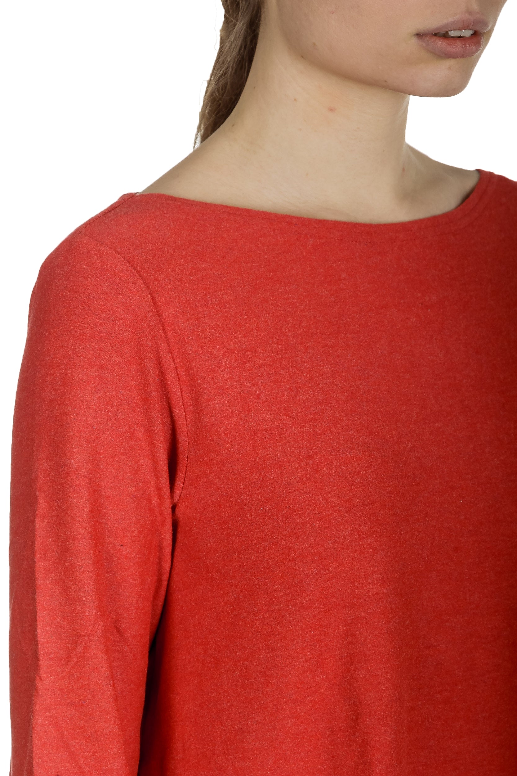 The Swiss Label Damen Langarm Shirt orange