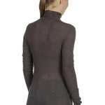 The Swiss Label Damen Rollkragen Shirt braun