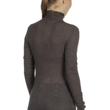 The Swiss Label Damen Rollkragen Shirt braun