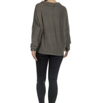 The Swiss Label Damen Langarm Shirt taupe