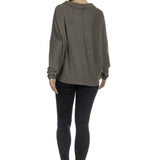 The Swiss Label Damen Langarm Shirt taupe