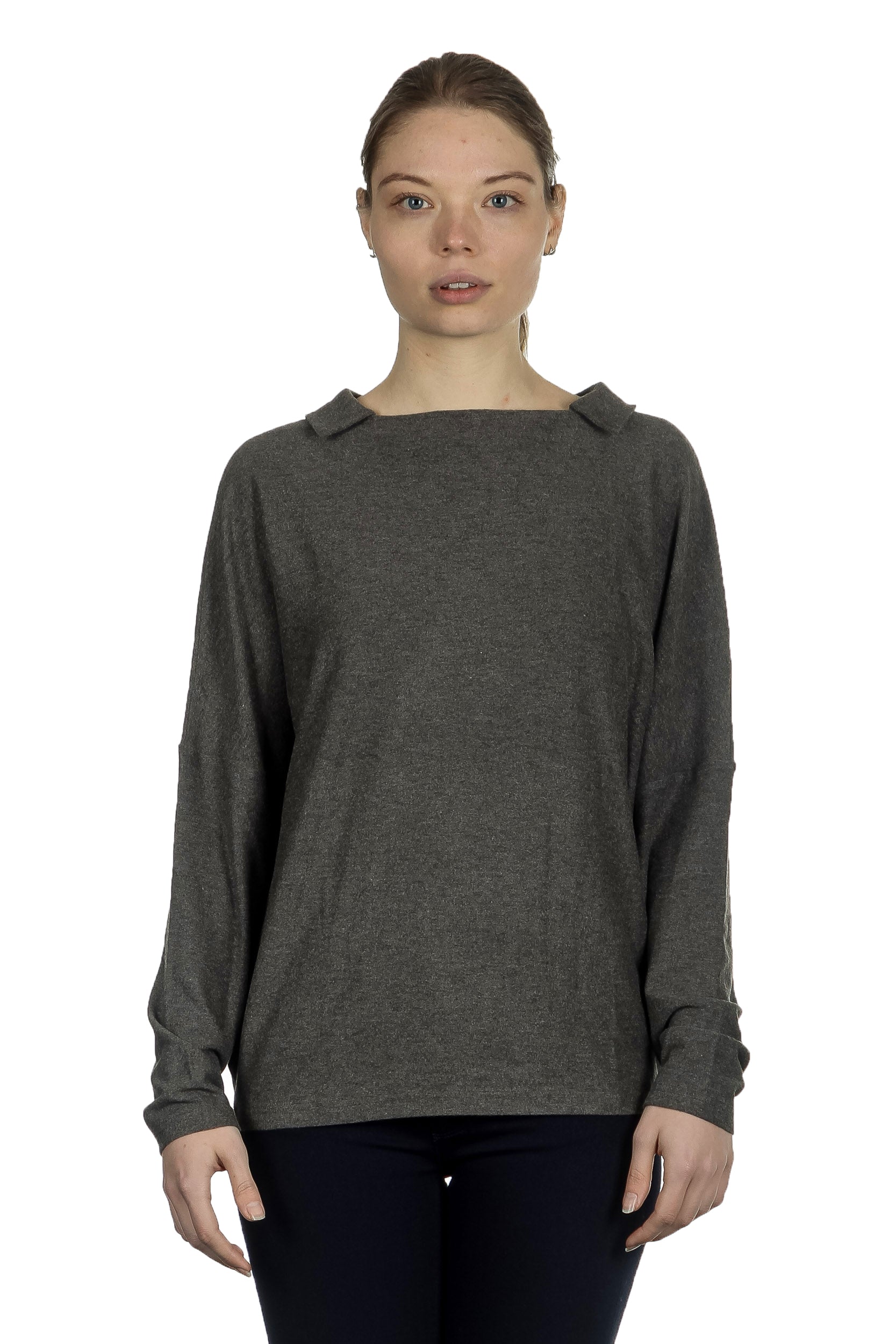 The Swiss Label Damen Langarm Shirt taupe