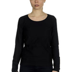 The Swiss Label Damen Langarm Shirt schwarz