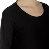 The Swiss Label Damen Langarm Shirt schwarz