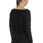 The Swiss Label Damen Langarm Shirt schwarz
