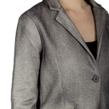 AVANT TOI Damen Ausgeblichener Blazer mit Blumen-Print mehrfarbig