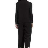 Issey Miyake Plissee Cardigan schwarz