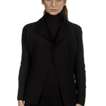 Issey Miyake Plissee Cardigan schwarz