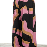 Issey Miyake Avantgarde Damen Hose mit Print mehrfarbig