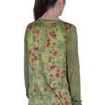 AVANT TOI Damen Pullover aus Kaschmir-Seidengemisch grün