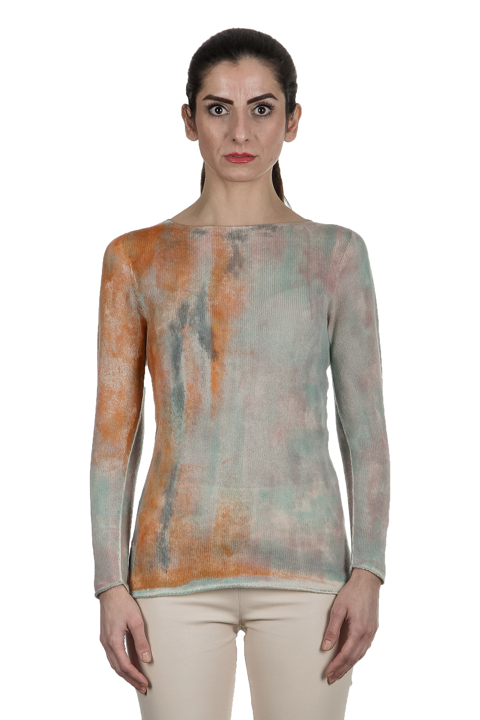 F Cashmere Pullover multicolor