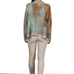 F Cashmere Damen Oversized Pullover multicolor