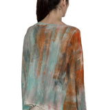 F Cashmere Damen Oversized Pullover multicolor