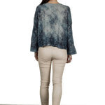 Avant Toi Damen Pullover blau multicolor 