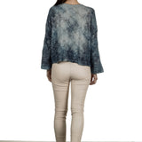 Avant Toi Damen Pullover blau multicolor 