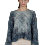 Avant Toi Damen Pullover blau multicolor 