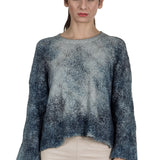 Avant Toi Damen Pullover blau multicolor 