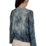 Avant Toi Damen Pullover blau multicolor 
