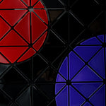 BAO BAO ISSEY MIYAKE Tragetasche "Maru Maru" schwarz