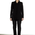 Yukai Damen Pullover A-Linie schwarz 
