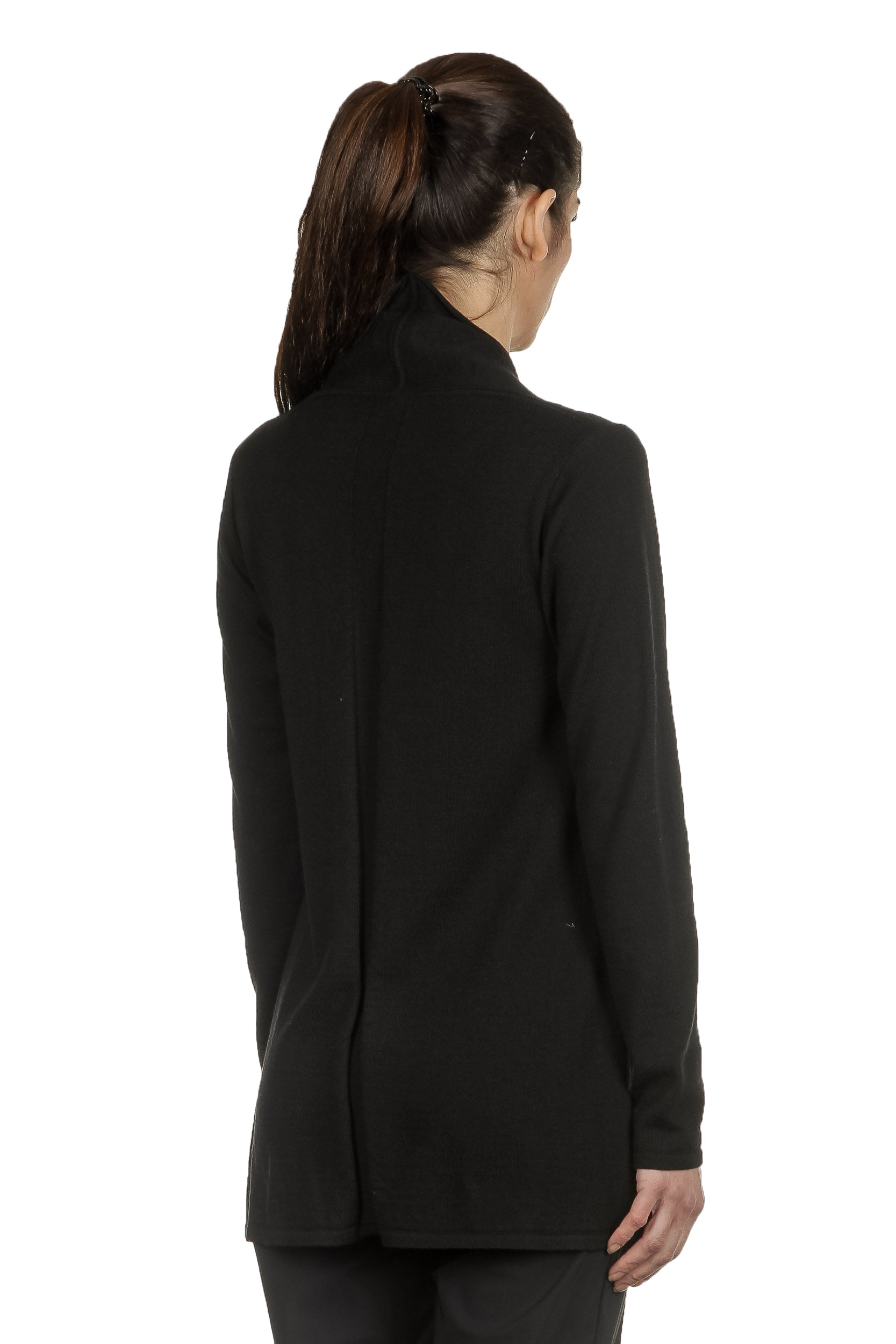 Yukai Damen Pullover A-Linie schwarz 