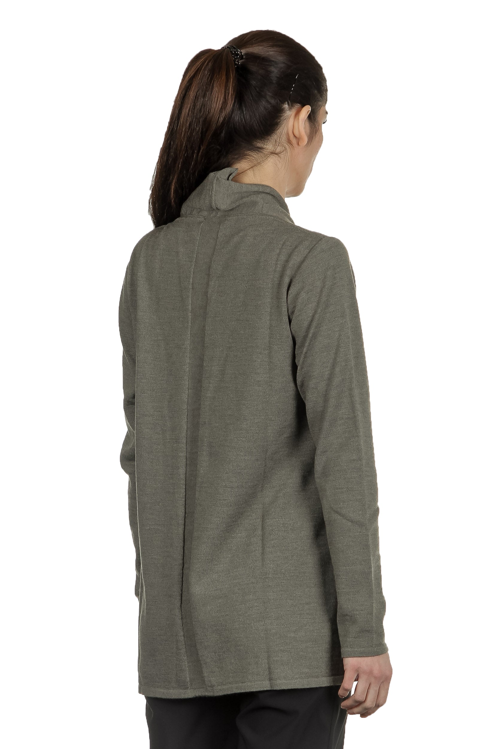 Yukai Damen Pullover A-Linie olive