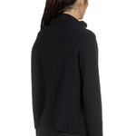 Yukai Damen Pullover mit Stehkragen dunkelblau