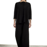 Schella Kann 2 Damen Bluse in A-Form schwarz