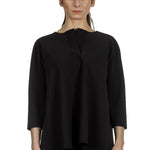 Schella Kann 2 Damen Bluse in A-Form schwarz