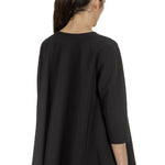 Schella Kann 2 Damen Bluse in A-Form schwarz