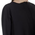 Schella Kann 2 Damen Bluse in A-Form schwarz