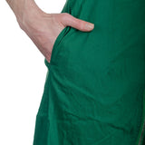 Rundholz Dip Damen Overall mit asymmetrischem Reißverschluss grün