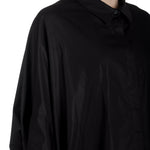 Rundholz Damen Ausgestellte Bluse schwarz