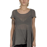 Rundholz Damen T-Shirt Avantgarde grau